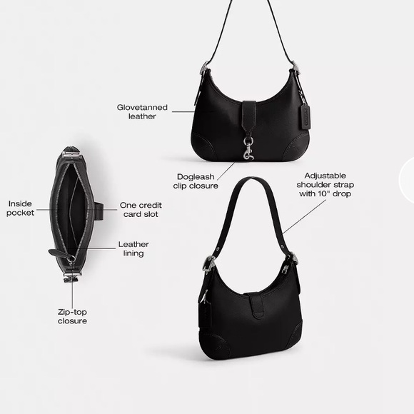 NWOT Coach Hamptons Hobo Bag - Picture 9 of 10